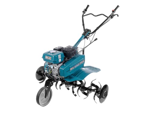 Könner & Söhnen KS 7HP-950A Benzin-Bodenhacke, Motorvolumen 212 cm3, gartenkultivator, Max. Pflugtiefe 31 cm, Gewicht 62 kg, Gartenfräse für Hofgrundstücken, Blumen- und Gartenbeeten von K&S Könner&Söhnen