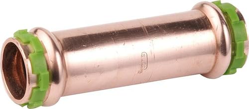 Kupfer Pressfitting Schiebemuffe Langmuffe 22mm Presskontur V von Markenprodukt