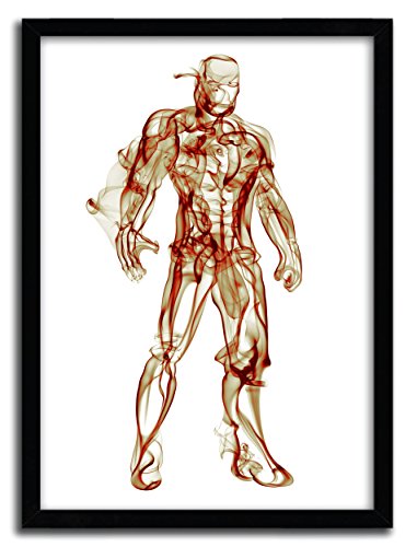 K.Olin Tribu - Kunstdruck Iron Man von Octavian Mielu, Papier, weiß, 40 x 60 x 0,1 cm von K.Olin tribu