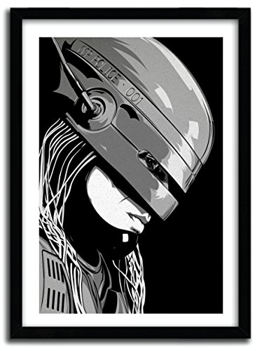 K.Olin tribu Robocop 2 Plakat, Papier, weiß, 40 x 50 x 1 cm von K.Olin tribu