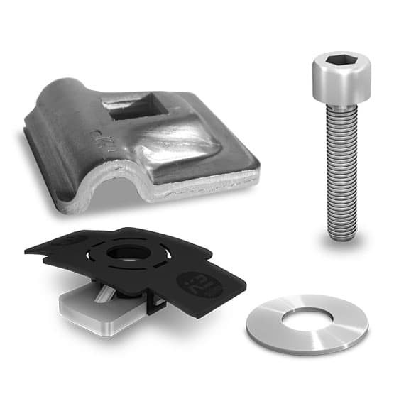 K2 2002473 Blitzschutzklemme Alu 8mm (Tüte/10 Stk.) von K2