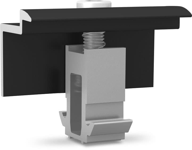 K2 2002610 DomeClamp Endklemme 30-50 mm, schwarz eloxiert (Tüte/20 Stk.) von K2