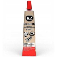 K2 - silikon czerwony luz 21g wysokotemperaturowy +350st, płynna uszczelka von K2
