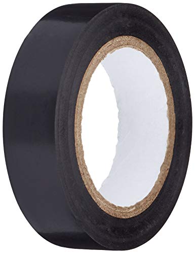 K24 - Klebebänder 10401 Stück PVC Isolierband Klebeband 10 Meter lang 15 mm breit schwarz, 15mm x 10mtr von K24 - Klebebänder