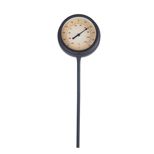 K2M Gartenthermometer 50cm Metall schwarz Aussenthermometer Erdspieß K2M Gartenthermometer 50cm Metall schwarz Aussenthermometer Erdspieß von K2M