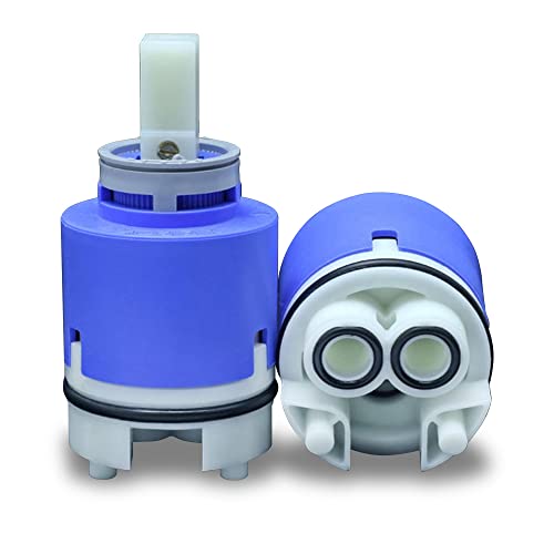 Kerox K40B 40 mm Wasserhahn-Kartusche – Keramikmisch-Einhebel-Kartusche, Waschbeckenarmaturen und Teile für Reparatur und Verbesserung, passend für La Torre und American Standard Wasserhähne von K35B.com Faucet Cartridges