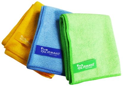 Jemako Profituch Set Plus S enthält 3 Tücher: gelb, blau und grün. Größe je 35x40cm. Universaltuch für den gesamten Haushalt mit innovativer Faserstruktur. Dazu 1 x K7plus Wäschenetze (Inhalt 2 Stück) von K7plus