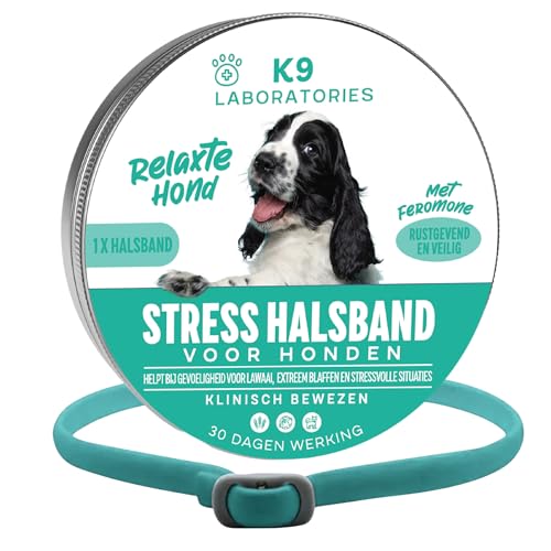 K9 Laboratories Calming Dog Collar, Pheromone Anti-Stress-Collar, 30 Day Effectiveness, Purple (Turquoise) von K9 Laboratories