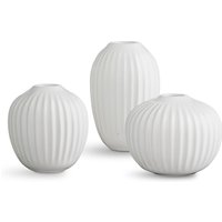 Hammershøi Vase Set mini white von Kähler Design