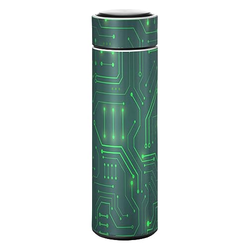 KAAVIYO High-Tech-Technologie Geometrisch Wasserflasche Wasserkanne Edelstahl Isolierte Isolierflasche Auslaufsicher KAAVIYO High-Tech-Technologie Geometrisch Wasserflasche Wasserkanne Edelstahl Isolierte Isolierflasche Auslaufsicher von KAAVIYO