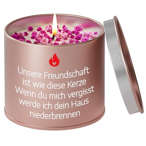 Duftkerzen Geschenke für Beste Freundin, KAAYEE 9oz Lavendel Duftkerzen Geschenke für Freundin, Geburtstagsgeschenk Weihnachtstag für Freundinnen, Freundschaft Geschenke für Frauen (Freundin) von KAAYEE