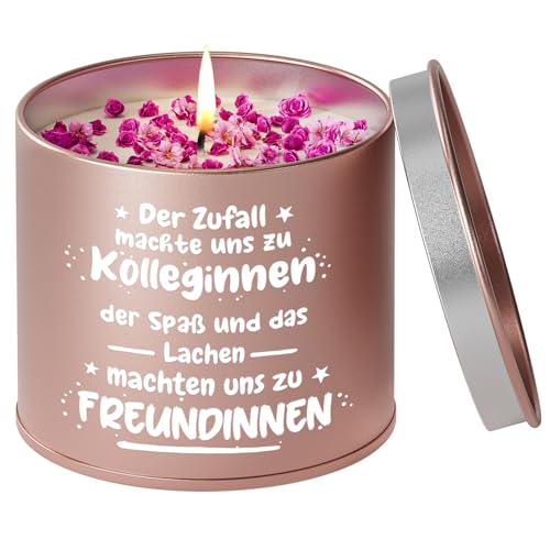 KAAYEE Abschiedsgeschenk Kollegen, 9oz Lavendel Duftkerzen Geschenke für Kollegin, Der Zufall machte uns zu Kolleginnen, Geschenke zum Abschied Kollegin (Kollegin) von KAAYEE