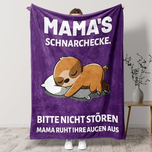 KAAYEE Mama Geschenk, Kuscheldecke Geschenke für Mama zum Geburtstag Muttertag Valentinstag Weihnachten, Geburtstagsgeschenk Muttertagsgeschenke für Mutter Frauen Lila Decke KAAYEE Mama Geschenk, Kuscheldecke Geschenke für Mama zum Geburtstag Muttertag Valentinstag Weihnachten, Geburtstagsgeschenk Muttertagsgeschenke für Mutter Frauen Lila Decke von KAAYEE