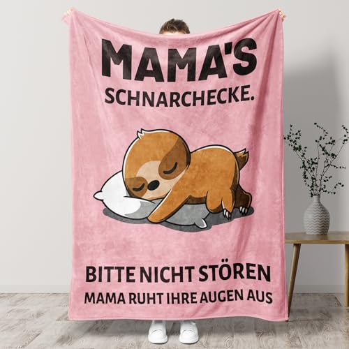 KAAYEE Mama Geschenk, Kuscheldecke Geschenke für Mama zum Geburtstag Muttertag Valentinstag Weihnachten, Geburtstagsgeschenk Muttertagsgeschenke für Mutter Frauen Rosa Decke KAAYEE Mama Geschenk, Kuscheldecke Geschenke für Mama zum Geburtstag Muttertag Valentinstag Weihnachten, Geburtstagsgeschenk Muttertagsgeschenke für Mutter Frauen Rosa Decke von KAAYEE