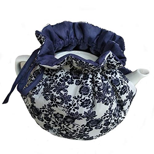 Tea Cozies, Baumwolle, Vintage-Blumen-Teekanne, Staubschutz, Teewärmer, Küche, Zuhause, dekorative Teekannen, gemütlich mit Isolierkissen für Hausfrau, Freundin, Mutter von KABAKE