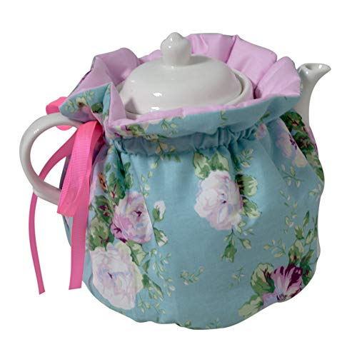 Tea Cozies, Baumwolle, Vintage-Blumen-Teekanne, Staubschutz, Teewärmer, Küche, Zuhause, dekorative Teekannen, gemütlich mit Isolierkissen für Hausfrau, Freundin, Mutter von KABAKE