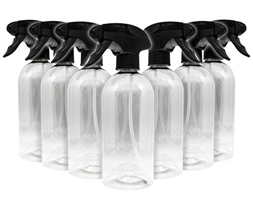 KABITEC HS-SPRÜHER klar 500ml - 7er-Pack, nachfüllbare Kunststoff Sprühflasche, Profi-Qualität, auslaufsicher - ideal für Haushalt und Garten von KABITEC