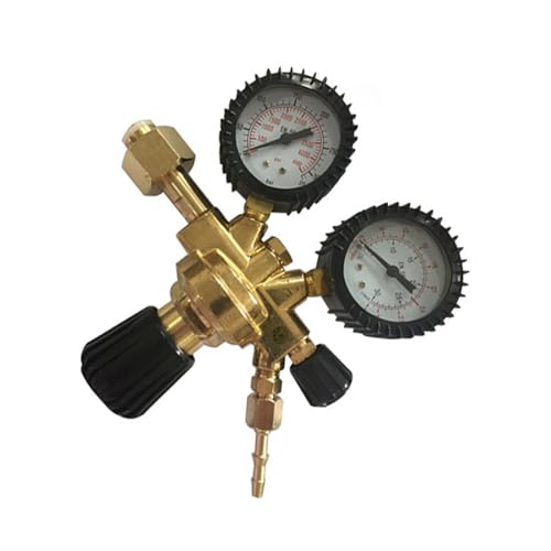 Argon Meter W21.8 Gewinde Druckminderer Schweißdruckminderer bis 300bar Kohlendioxid-Messgerät von KACCDE