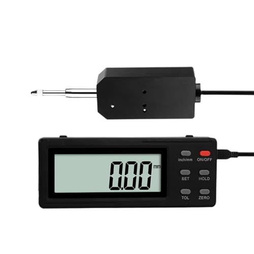 Digitales Mikrometer, digitales externes elektronisches Messgerät mit klarem Display und gehärteter Stahlspindel genaue Messungen von KACCDE
