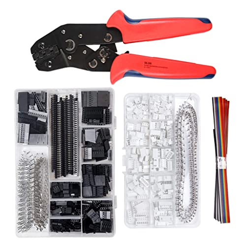 Multifunktions-Draht-Crimpzange mit 2,54-mm-Steckverbinder-Set, ergonomischer Griff, Arbeit Familie von KACCDE