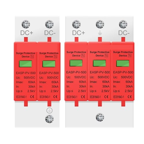 SPD 2P 3P DC 500V 800V 1000V 20KA ~ 40KA 30KA ~ 60KA Haus Überspannungsschutz Schutz Niederspannungsableiter Gerät PV Solar(3P,DC500V 20-40KA) von KACGHRDN