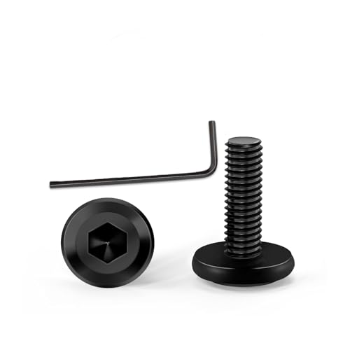 KACNON M3x 12 Schrauben, 30 Stück Schwarz Edelstahlschrauben mit Hex Key, 304 Innensechskant Flachkopfschrauben, Edelstahl A2 V2A Vollgewinde, Schwarz Verzinkt, für Haushaltsgeräte Industriemaschinen KACNON M3x 12 Schrauben, 30 Stück Schwarz Edelstahlschrauben mit Hex Key, 304 Innensechskant Flachkopfschrauben, Edelstahl A2 V2A Vollgewinde, Schwarz Verzinkt, für Haushaltsgeräte Industriemaschinen von KACNON