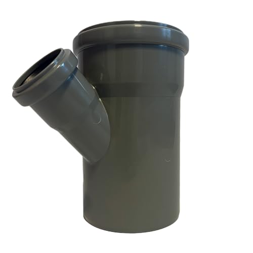 KACZMAREK HT Abzweig DN 110 x 75/67° T-Stück Verbinder Grau PP Kunststoff | mit Dichtung | Gummidichtung | Abwasser Installation | Kanalrohrsystem | Abflußrohrsystem | komplettes HT-System KACZMAREK HT Abzweig DN 110 x 75/67° T-Stück Verbinder Grau PP Kunststoff | mit Dichtung | Gummidichtung | Abwasser Installation | Kanalrohrsystem | Abflußrohrsystem | komplettes HT-System von KACZMAREK
