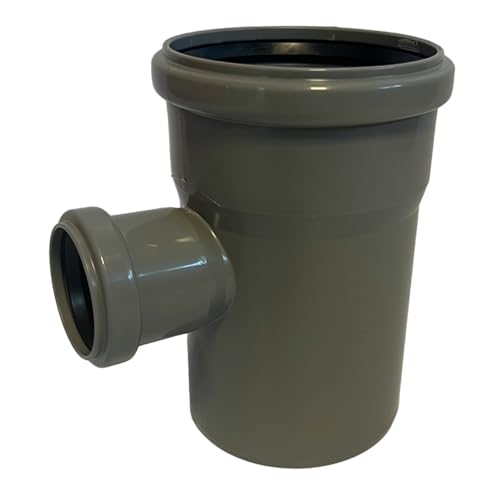HT Abzweig DN 110 x 75/90 87° T-Stück Verbinder Grau PP Kunststoff | mit Dichtung | Gummidichtung | Abwasser Installation | Kanalrohrsystem | Abflußrohrsystem | komplettes HT-System HT Abzweig DN 110 x 75/90 87° T-Stück Verbinder Grau PP Kunststoff | mit Dichtung | Gummidichtung | Abwasser Installation | Kanalrohrsystem | Abflußrohrsystem | komplettes HT-System von KACZMAREK