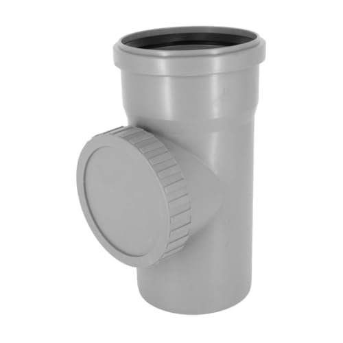 KACZMAREK Fallrohrfilter DN 110 Grau PP Revisionsrohr Reinigungsrohr Kunststoff Stopfen | Abwasser | Installation | Kanalrohrsystem | Abwasserrohr | Kanalrohrsystem | komplettes HT-System von KACZMAREK
