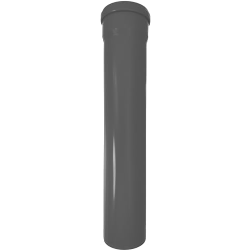 HT-Rohr DN 110 1000 mm mit Dichtung Abwasserrohr Abflussrohr Grau PP Kunststoff | Abflußrohrsystem DN 110x1000mm Dicke 2,7mm | Kanalrohrsystem | komplettes HT-System von KACZMAREK