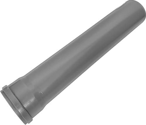 HT-Rohr DN 50 1000 mm mit Dichtung Abwasserrohr Abflussrohr Grau PP Kunststoff | Abflußrohrsystem DN 50x1000mm Ablauf | Kanalrohrsystem | komplettes HT-System von KACZMAREK