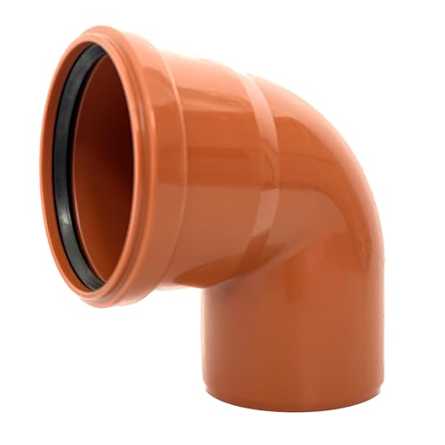 KG Bogen DN 110/90° PVC-U SN8 Winkel | Bogen mit Dichtung | für externe Entwässerungssysteme | Gummidichtung | Abwasser Installation | Kanalrohrsystem Abwasserrohr KG Bogen DN 110/90° PVC-U SN8 Winkel | Bogen mit Dichtung | für externe Entwässerungssysteme | Gummidichtung | Abwasser Installation | Kanalrohrsystem Abwasserrohr von KACZMAREK