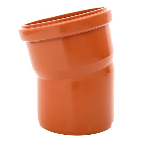 KG Bogen DN 110 15° PVC-U SN8 Winkel | Bogen mit Dichtung | für externe Entwässerungssysteme | Gummidichtung | Abwasser Installation | Kanalrohrsystem Abwasserrohr KG Bogen DN 110 15° PVC-U SN8 Winkel | Bogen mit Dichtung | für externe Entwässerungssysteme | Gummidichtung | Abwasser Installation | Kanalrohrsystem Abwasserrohr von KACZMAREK