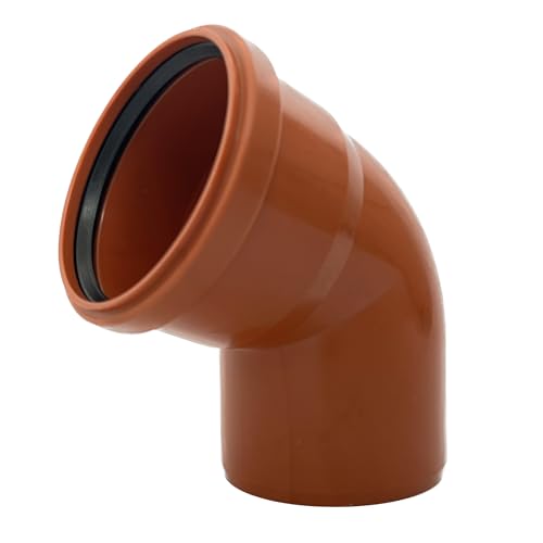 KG Bogen DN 110 67° PVC-U SN8 Winkel | Bogen mit Dichtung | für externe Entwässerungssysteme | Gummidichtung | Abwasser Installation | Kanalrohrsystem Abwasserrohr KG Bogen DN 110 67° PVC-U SN8 Winkel | Bogen mit Dichtung | für externe Entwässerungssysteme | Gummidichtung | Abwasser Installation | Kanalrohrsystem Abwasserrohr von KACZMAREK