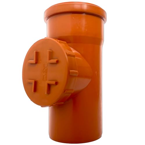KG Revisionsrohr DN 110 PVC-U Verbinder | Reinigungsrohr | Revisionsöffnung | mit Dichtung | für externe Entwässerungssysteme | Gummidichtung | Abwasser Installation | Kanalrohrsystem KG Revisionsrohr DN 110 PVC-U Verbinder | Reinigungsrohr | Revisionsöffnung | mit Dichtung | für externe Entwässerungssysteme | Gummidichtung | Abwasser Installation | Kanalrohrsystem von KACZMAREK