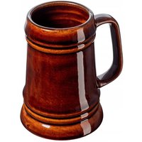 Bierkrug aus Keramik, Steinkrug, 500 ml, 1 Stück - Kadax von KADAX