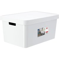 Curver - MyStyle 4-Schubladen-Kommode mit Rollen - Farbe Schokoladenbraun von KADAX