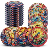 Deckel fi82 10er Pack Vögel Buntglas TO-82 - Kadax Deckel fi82 10er Pack Vögel Buntglas TO-82 - Kadax von KADAX