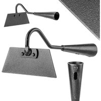 Kadax - Gartenhacke ohne Stiel, Hacke in Trapezform, Schwarz, 14 cm von KADAX