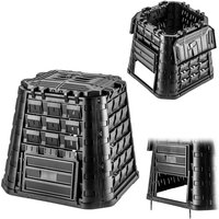 Gartenkomposter aus Kunststoff, Komposter für Gartenabfälle, 450L - Kadax Gartenkomposter aus Kunststoff, Komposter für Gartenabfälle, 450L - Kadax von KADAX