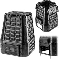 Kadax - Gartenkomposter aus Kunststoff, Komposter für Gartenabfälle, 750 von KADAX