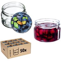 Glas Klara 250ml fi82 TO-250/1 Packung mit 50 Stück - Kadax Glas Klara 250ml fi82 TO-250/1 Packung mit 50 Stück - Kadax von KADAX
