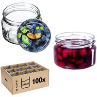Glas Klara 250ml fi82 TO-250/1 Paket 100 Stück - Kadax von KADAX