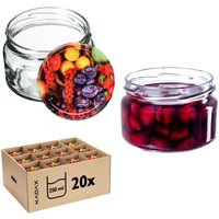 Kadax - Glas Klara 250ml fi82 TO-250/1 Paket 20 Stück von KADAX