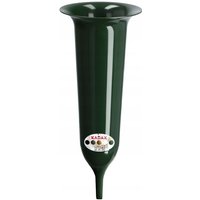 Grabvase, Blumenvase, Kunststoff-Vase, 13.5 cm, mit Erdspieß, grün - Kadax Grabvase, Blumenvase, Kunststoff-Vase, 13.5 cm, mit Erdspieß, grün - Kadax von KADAX