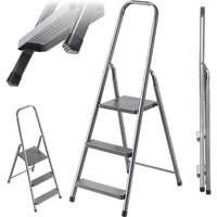 Kadax - home Leiter Stahl STD3 3 Stufen, Esche von KADAX