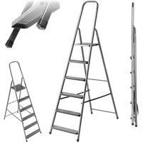 Kadax - home Leiter Stahl STD6 6 Stufen, Esche von KADAX