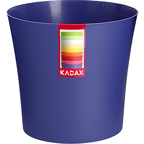 KADAX Blumentopf aus Kunststoff, 9 Farben, Pflanzenschutz, Pflanzentopf für Balkon, Terrasse, Topf für Veilchenpflanzen, Blumenvase, Schutz, Blumenschutz (⌀ 8 cm, violett) von KADAX