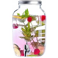 Getränkespender aus Glas, 4L, Wasserspender mit Zapfhahn und Deckel - Kadax Getränkespender aus Glas, 4L, Wasserspender mit Zapfhahn und Deckel - Kadax von KADAX