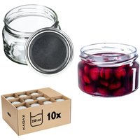 KADAX Glas Klara 250ml fi82 TO-250/1 Packung mit 10 Stück von KADAX
